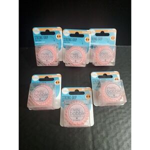 **6 Pack** Invisibobble Power HairLoveTech Strong Grip Hair Rings, Pink, 3 Ct‎